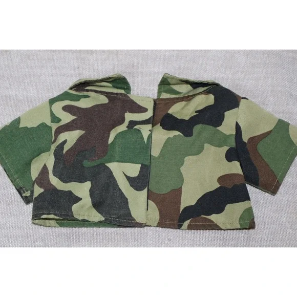 Build a Bear Clothing Shirt Jacket Camo Green Military Army - Picture 2 of 5